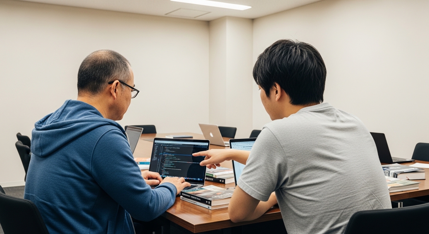 当セミナーには、経験が浅い方や他プログラミング言語からのスキルチェンジなど、色々な人が受講しています。